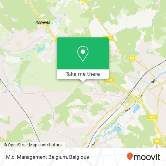 M.c. Management Belgium kaart
