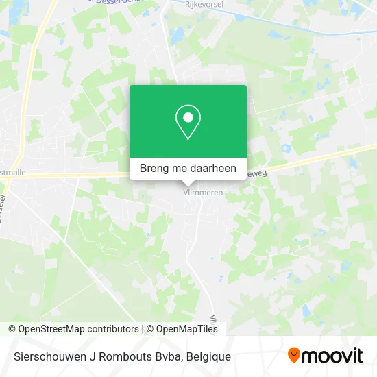 Sierschouwen J Rombouts Bvba kaart