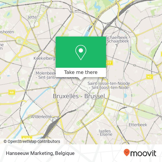 Hanseeuw Marketing kaart