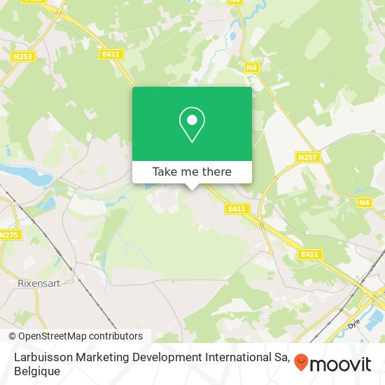 Larbuisson Marketing Development International Sa kaart