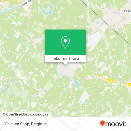 Chicken Shop kaart