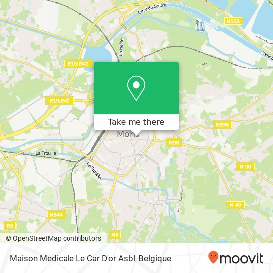 Maison Medicale Le Car D'or Asbl kaart