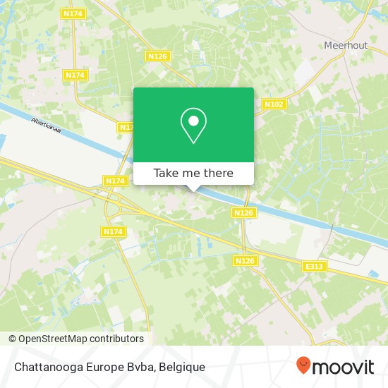 Chattanooga Europe Bvba kaart