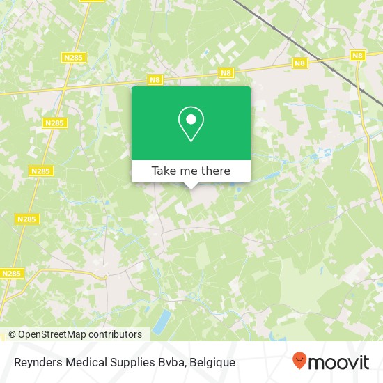 Reynders Medical Supplies Bvba kaart