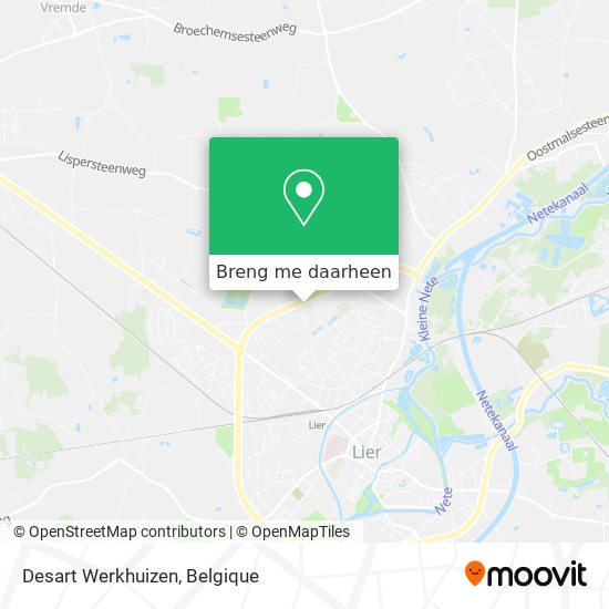 Desart Werkhuizen kaart