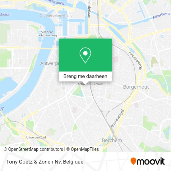 Tony Goetz & Zonen Nv kaart