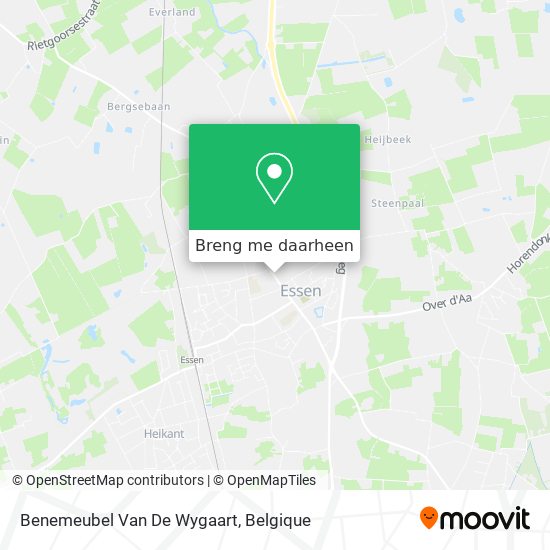 Benemeubel Van De Wygaart kaart
