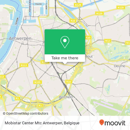 Mobistar Center Mtc Antwerpen kaart