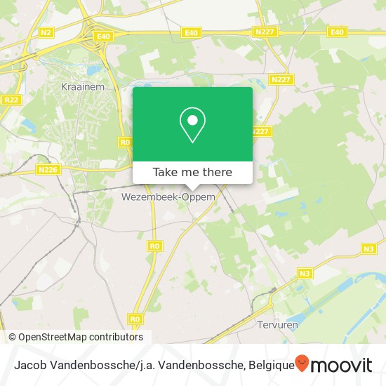 Jacob Vandenbossche / j.a. Vandenbossche kaart