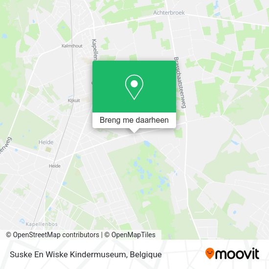 Suske En Wiske Kindermuseum kaart