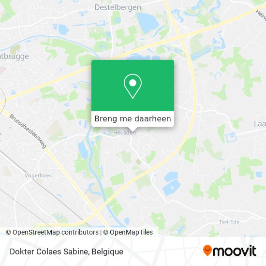 Dokter Colaes Sabine kaart