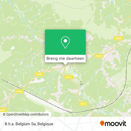 B.h.a. Belgium Sa kaart