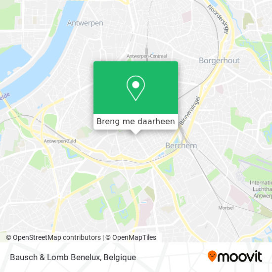 Bausch & Lomb Benelux kaart