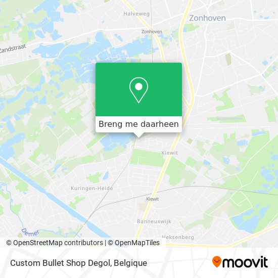 Custom Bullet Shop Degol kaart