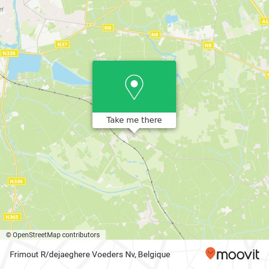 Frimout R / dejaeghere Voeders Nv kaart
