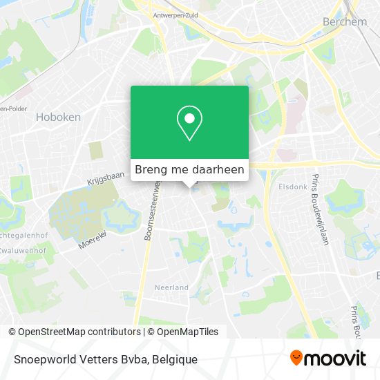 Snoepworld Vetters Bvba kaart