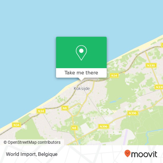 World Import kaart