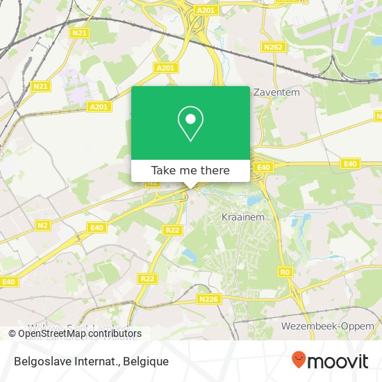 Belgoslave Internat. kaart