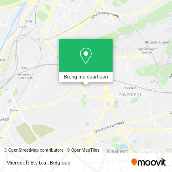 Microsoft B.v.b.a. kaart