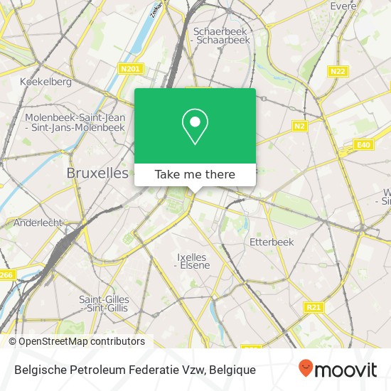 Belgische Petroleum Federatie Vzw kaart