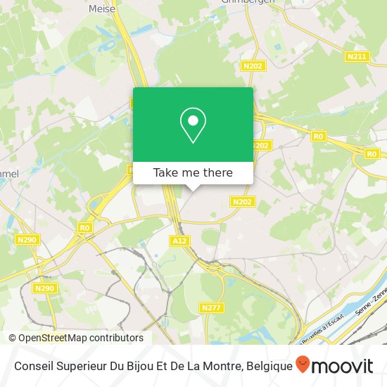 Conseil Superieur Du Bijou Et De La Montre kaart