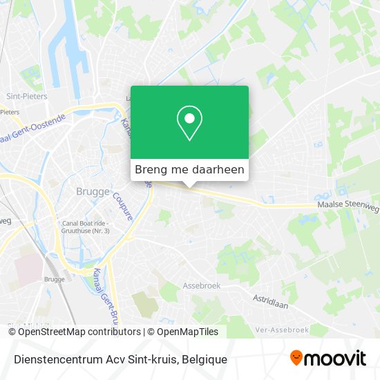 Dienstencentrum Acv Sint-kruis kaart