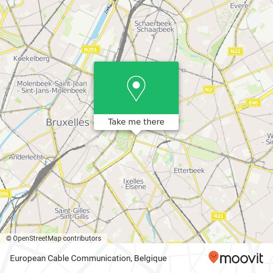 European Cable Communication kaart