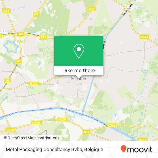 Metal Packaging Consultancy Bvba kaart