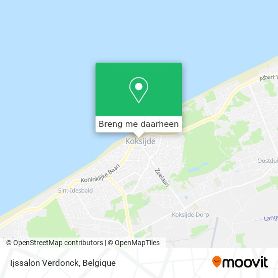 Ijssalon Verdonck kaart
