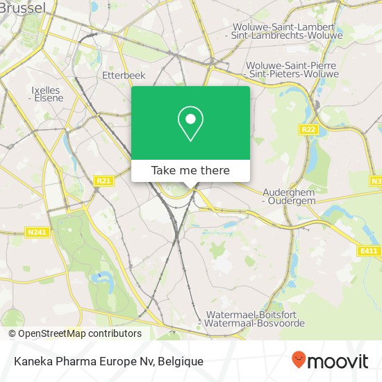 Kaneka Pharma Europe Nv kaart
