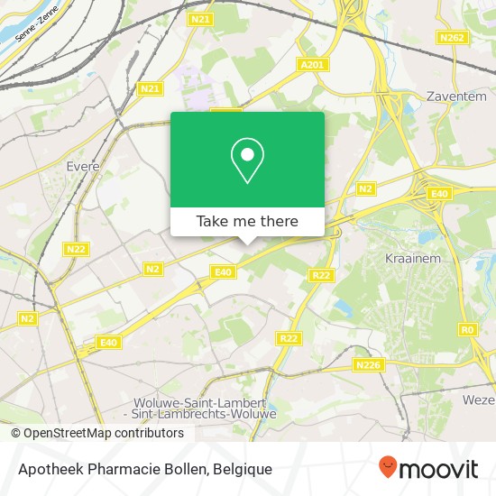 Apotheek Pharmacie Bollen kaart