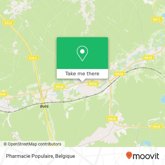 Pharmacie Populaire kaart