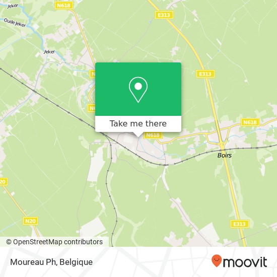 Moureau Ph kaart