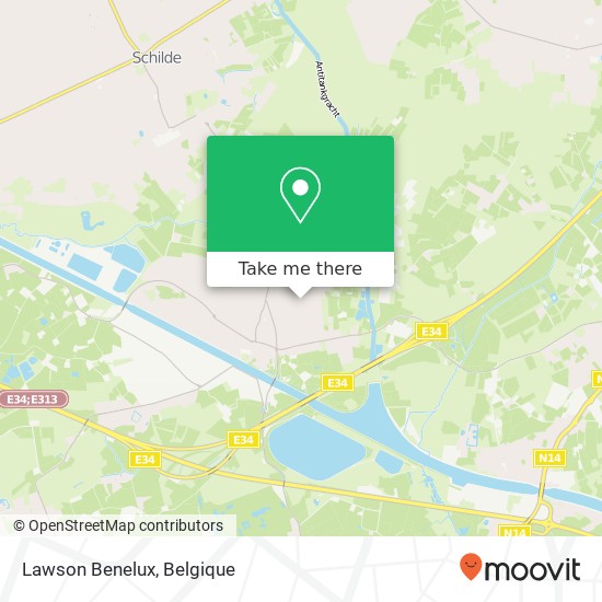 Lawson Benelux kaart
