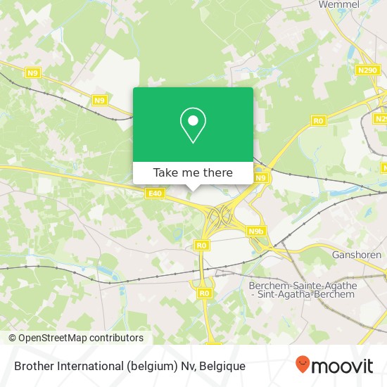 Brother International (belgium) Nv kaart