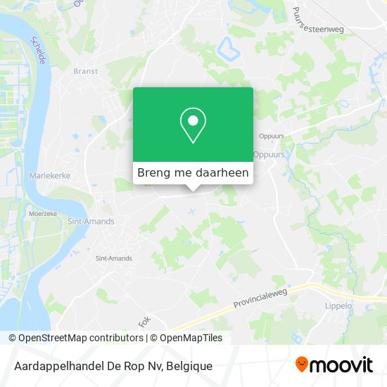 Aardappelhandel De Rop Nv kaart