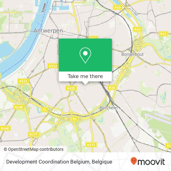 Development Coordination Belgium kaart