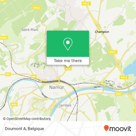 Doumont A kaart