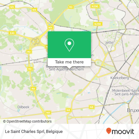 Le Saint Charles Sprl kaart
