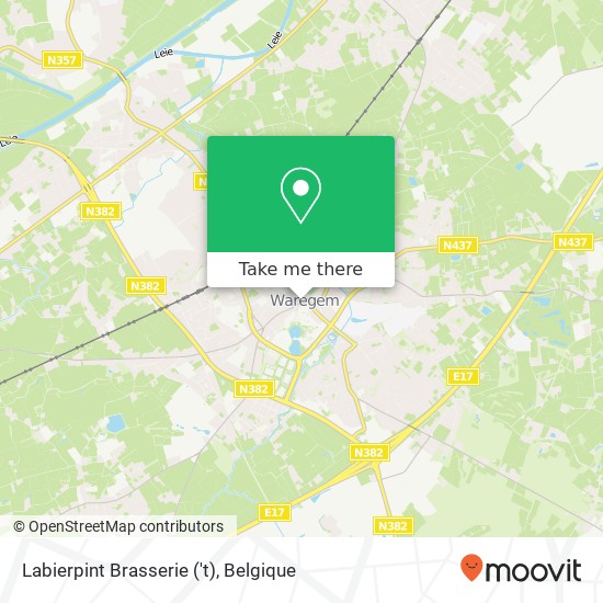 Labierpint Brasserie ('t) kaart