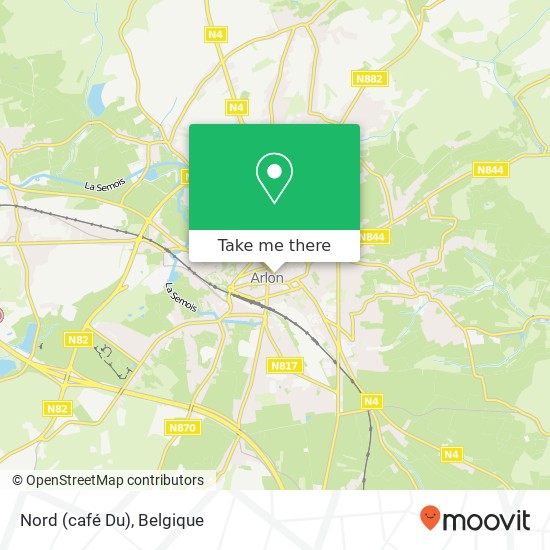 Nord (café Du) kaart