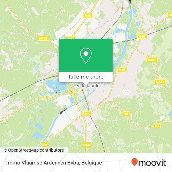 Immo Vlaamse Ardennen Bvba kaart