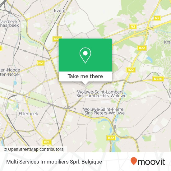 Multi Services Immobiliers Sprl kaart