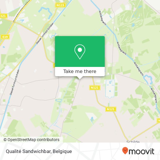 Qualité Sandwichbar kaart