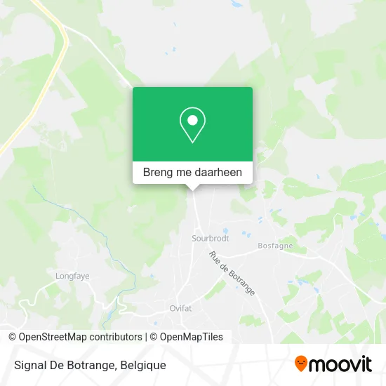 Signal De Botrange kaart