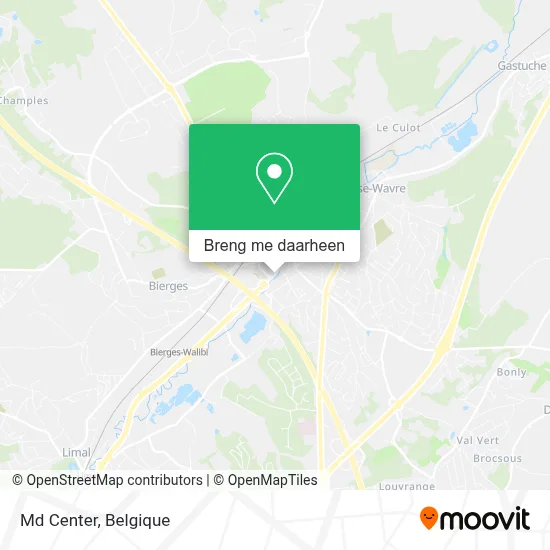 Md Center kaart