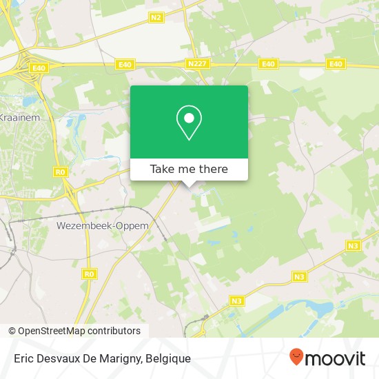 Eric Desvaux De Marigny kaart