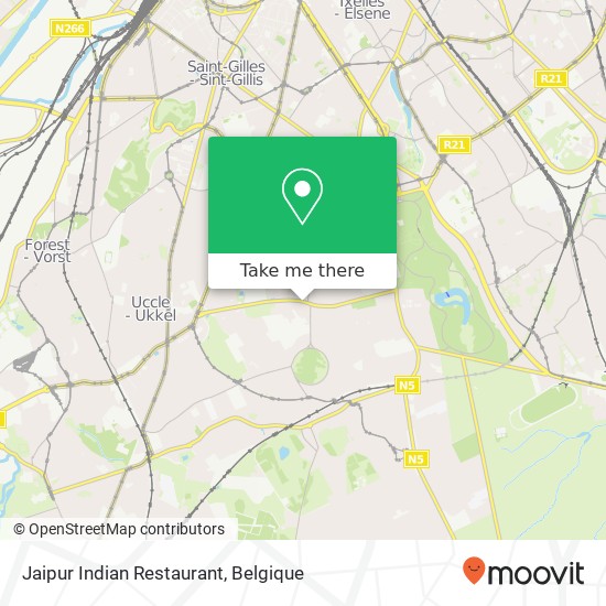 Jaipur Indian Restaurant kaart