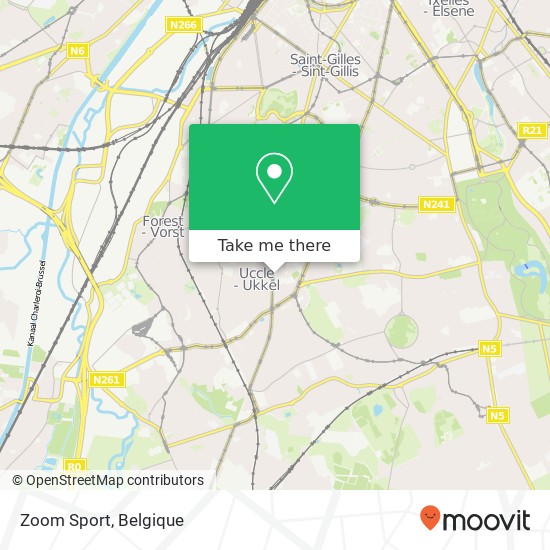 Zoom Sport kaart