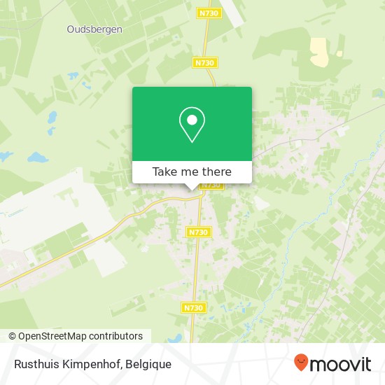 Rusthuis Kimpenhof kaart